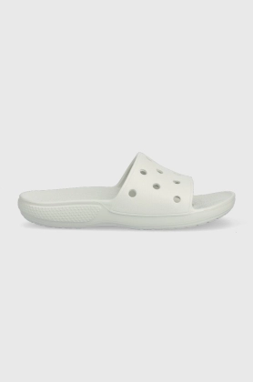 Crocs papuci Classic Slide culoarea gri, 206121