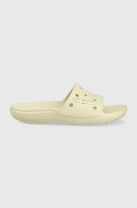 Crocs papuci femei, culoarea bej