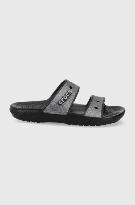 Crocs papuci femei, culoarea negru