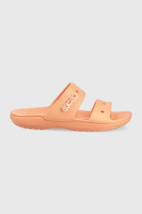 Crocs papuci femei, culoarea portocaliu