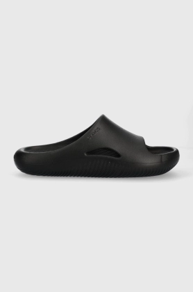 Crocs papuci Mellow Slide femei, culoarea negru, 208392