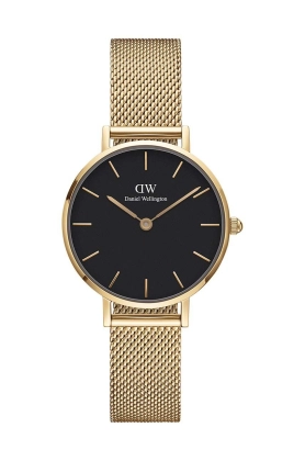 Daniel Wellington ceas Petite 28 Evergold femei, culoarea auriu