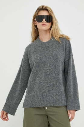 Day Birger et Mikkelsen pulover de lana femei, culoarea gri, calduros