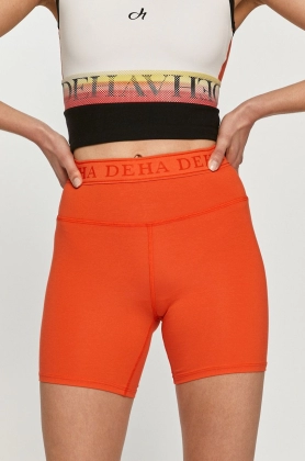 Deha Pantaloni scurti femei, culoarea portocaliu