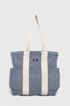 Dickies geanta de bumbac culoarea albastru marin