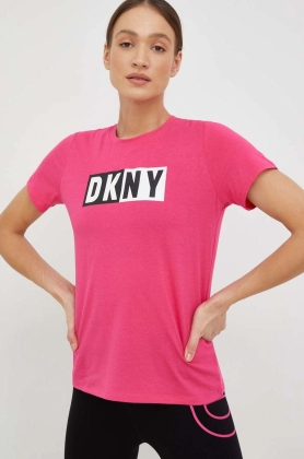 Dkny tricou femei, culoarea roz