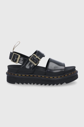 Dr. Martens Sandale femei, culoarea negru, cu platforma