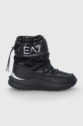EA7 Emporio Armani cizme de iarna culoarea negru