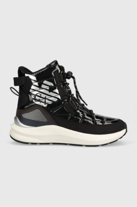 EA7 Emporio Armani cizme de iarna Snow Boot culoarea negru