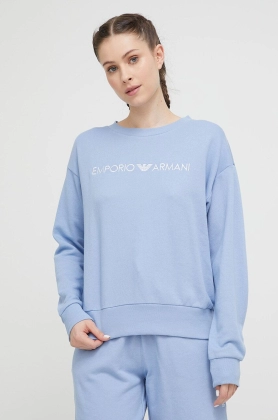 Emporio Armani Underwear bluza lounge cu imprimeu