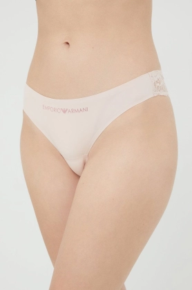 Emporio Armani Underwear chiloti brazilieni culoarea roz