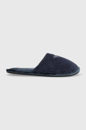 Emporio Armani Underwear papuci de casa culoarea albastru marin