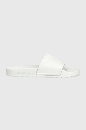 Emporio Armani Underwear papuci XVPS04 XN747 00001 culoarea alb