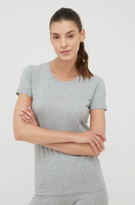 Emporio Armani Underwear tricou femei, culoarea gri