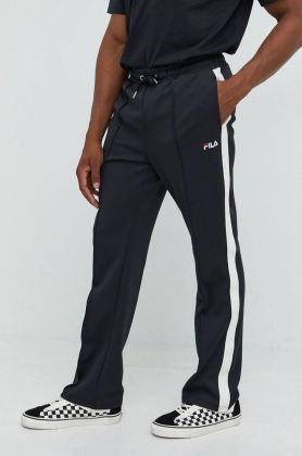 Fila pantaloni de trening barbati, culoarea negru, cu imprimeu