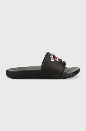 Fila papuci BAYWALK femei, culoarea negru