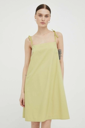 G-Star Raw rochie culoarea verde, mini, drept