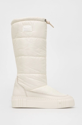 Gant cizme de iarna Snowmont femei, culoarea alb