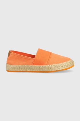 Gant espadrile Raffiaville culoarea portocaliu, 26569820.G49