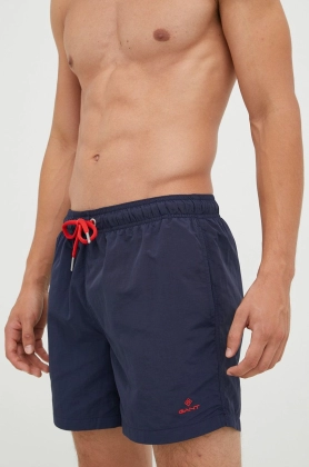 Gant pantaloni scurti de baie culoarea albastru marin