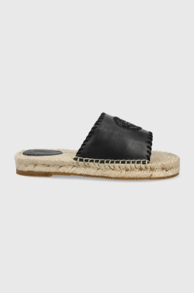 Gant slapi de piele St Bay femei, culoarea negru