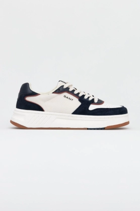 Gant sneakers Kazpar , culoarea alb