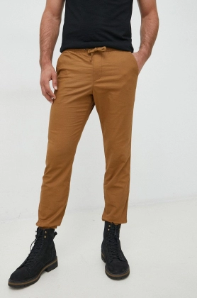 GAP pantaloni barbati, culoarea maro