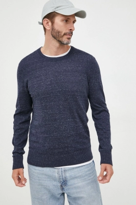 GAP pulover barbati, culoarea albastru marin, light