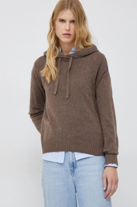 GAP pulover femei, culoarea maro, light