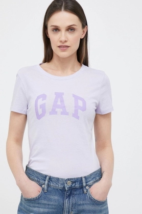 GAP tricou din bumbac culoarea violet