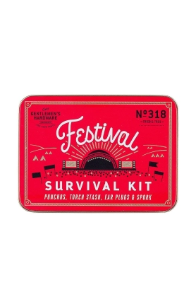 Gentelmen\'s Hardware trusa de festival Festival Survival Kit