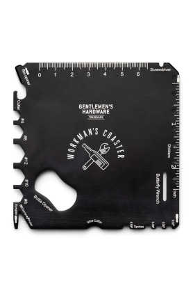 Gentelmen\'s Hardware Unealta multifunctionala Workmans Coaster (2-pack)