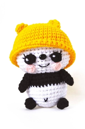 Graine Creative trusa de crosetat Panda Amigurumi Kit