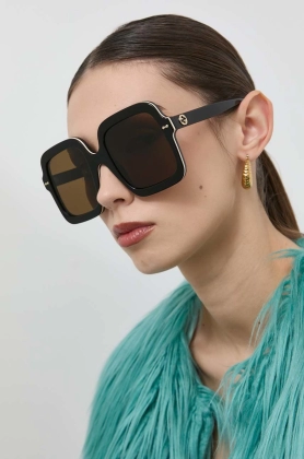 Gucci ochelari de soare GG1241S femei, culoarea negru