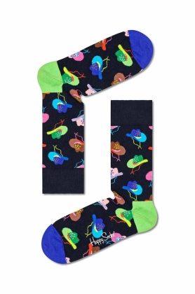 Happy Socks sosete Cowboy Hat culoarea albastru marin