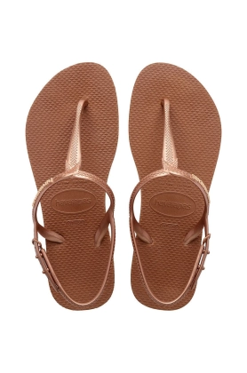 Havaianas sandale Twist femei, culoarea rosu