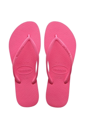 Havaianas slapi SLIM femei, culoarea roz, cu toc plat, 4000030.1766