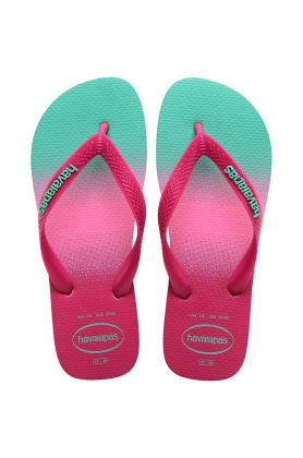 Havaianas slapi TOP FASHION femei, culoarea roz, cu toc plat, 4137258.1749