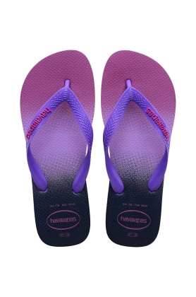 Havaianas slapi Top Fashion femei, culoarea violet, cu toc plat, 4137258 1801