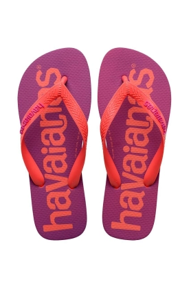 Havaianas slapi TOP LOGOMANIA culoarea violet, 4145741.1256