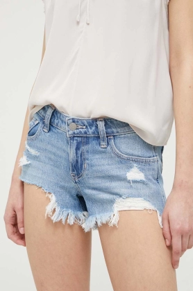 Hollister Co. pantaloni scurti jeans femei, neted, high waist