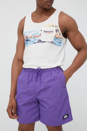 HUF pantaloni scurti de baie culoarea violet