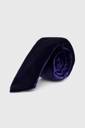 HUGO cravata culoarea violet