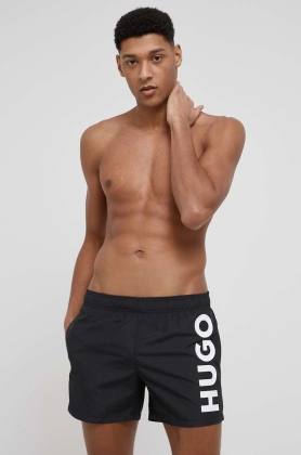 Hugo pantaloni scurti de baie culoarea negru