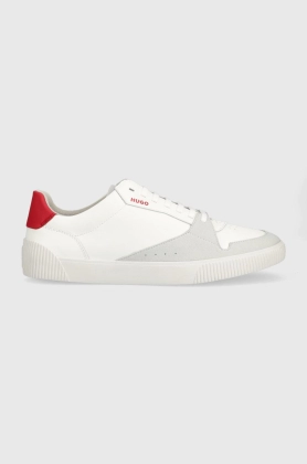 HUGO sneakers Zero Tenn culoarea alb