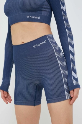 Hummel pantaloni scurti de antrenament Blaze cu imprimeu, high waist