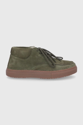 Inuikii Pantofi de piele intoarsa culoarea verde