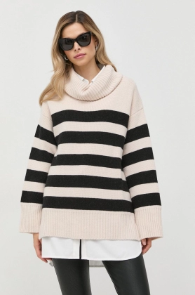 Ivy Oak pulover din amestec de lana femei, calduros, cu turtleneck