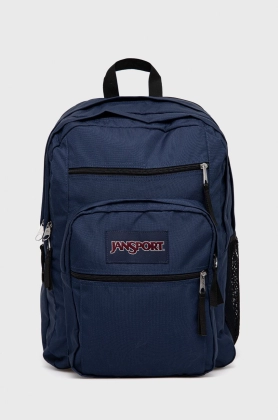 Jansport rucsac culoarea albastru marin, mare, cu imprimeu