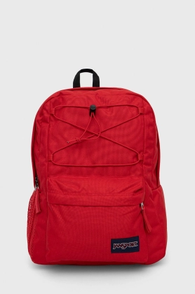 Jansport rucsac culoarea rosu, mare, neted